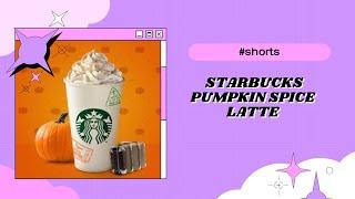 BEBIDA DE HALLOWEEN DO STARBUCKS - PUMPKIN SPICE LATTE #SHORTS