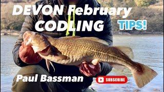 LATE WINTER DEVON COD FISHING-CATCH & COOK SERIES-BASSMANS VLOG#2-PAUL BASSMAN