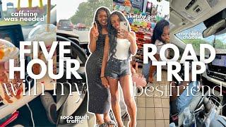 TRAVEL VLOG 001: TAKING A 5HR ROAD-TRIP TO THE DMV! *with my bestfriend*