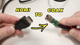 HDMI to Coaxial Cable : How to Convert