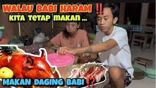 Daging BABI haram, kita tetap makan ‼️