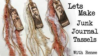 Lets Make Junk Journal Tassels With Renee