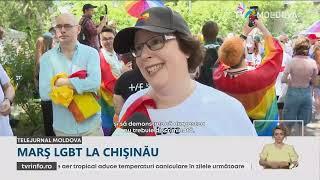 Comunitatea LGBT din Republica Moldova a organizat un marş al solidarităţii