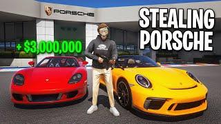 Robbing ENTIRE Porsche Dealership in GTA 5!