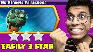 easiest way to 3 star No Strings Attached Challenge in Clash of Clans