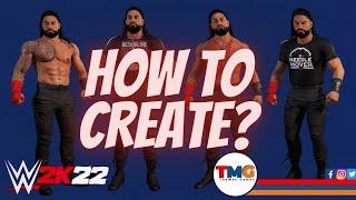 How To Create These Roman Reigns Attires WWE 2K22 Creations