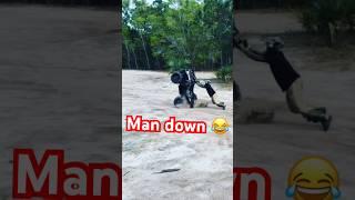 Long ago when i tried to wheelie a tracker 570  #shorts #atv #automobile #trending #trending