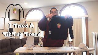 Attempting The TikTok Sweatshirt Trend