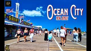 Ocean City New Jersey Boardwalk 2024 [4K]