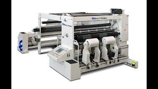 EUROMAC TB6.CM HEAVY-DUTY CENTRE DRIVEN SLITTER REWINDER MODEL WITH INDIVIDUAL REWIND STATIONS