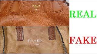 Prada bag real vs fake. How to spot counterfeit Pranda handbags and purses