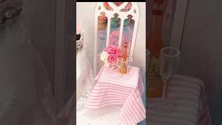 Love wedding decorations #miniature #diy #diydollhouse #dollhouseminiatures #shorts