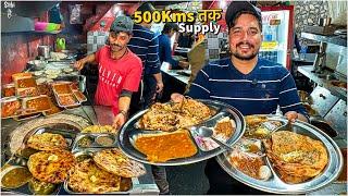 AMBARSARIYA Street Food India  Kaali Sadak ka NUMBER 1 Punjabi Lunch