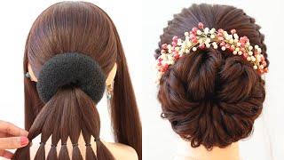 simple bun hairstyle for women | hairstyle for bridal | ladies hair style