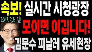 긴급 대통령 김문수 프레지던트 호텔 앞 서울시청 광장 최종유세