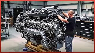 Man Fully Assembles MAN TRUCK ENGINE Perfectly | Start to Finish by @trucks_channel_razborgruz