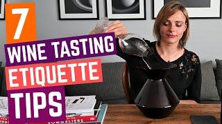 7 ESSENTIAL Wine Tasting Etiquette Tips (How to Look Professional in Wine Tastings)