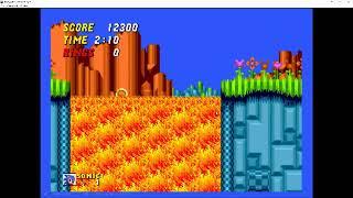 the sonic 2 beta is glitchy