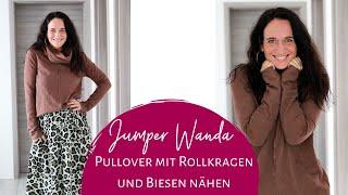 einfachen Pullover für Anfänger nähen (Schnittmuster Pullover Jumper Wanda)