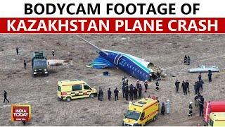 Bodycam Footage Of Emergency Services Arriving At Kazakhstan Plane Crash | India Today