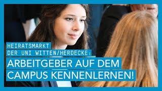 Studierende treffen auf Arbeitgeber: Heiratsmarkt an der Uni WItten/Herdecke!