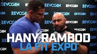Hany Rambod Interview at Evogen Nutrition Booth LA Fit Expo