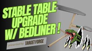  Ultimate Upgrade! Transforming the Caldwell Stable Table with Truck Bed Liner 