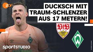 VfB Stuttgart – Werder Bremen Highlights | Bundesliga, 19. Spieltag 2022/23 | sportstudio