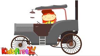 Doctor McWheelie & the time machine. Car cartoons.
