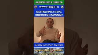 Какая пища лучше и быстрее переваривается и усваивается? #ведическая  #сибирь #вайшнавы #бог