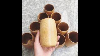 HOW TO MADE BAMBOO CUPS