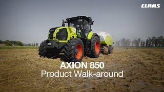 CLAAS AXION 850 Tractor _ Product Walkthrough