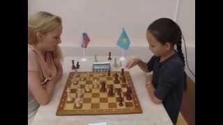 WGM Fominykh - WGM Abdumalik. (Masha vs Zhansaja)