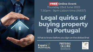 Legal quirks of buying property in Portugal with Portuguese lawyer Daniel Reis