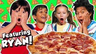 Ryan's Pizza Play Day! DIY Pizza Recipes for Kids with MarMar Land