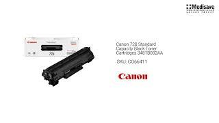 Canon 728 Standard Capacity Black Toner Cartridges 3481B002AA CO66411