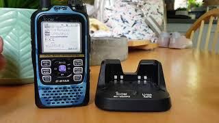 ICOM ID-51 Battery life - charging cradle - Remove refit battery