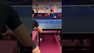 Luke Chilson Training at the Samson Dubina Table Tennis Academy