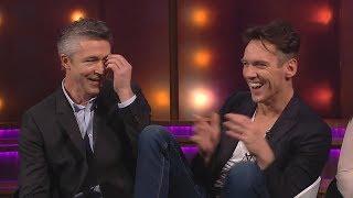 Aidan Gillen's first encounter with Jonathan Rhys Meyers is not what you'd expect...