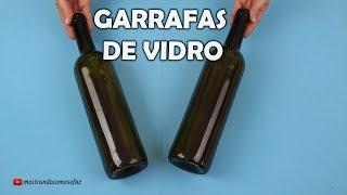 GARRAFAS DE VIDRO  - Ideias Fáceis, Lindas e Diferentes