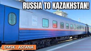 Crossing from RUSSIA to KAZAKHSTAN by Train | 15 Hour Omsk to Astana Journey