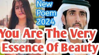 You Are The Very Essence Of Beauty| Fazza Sheikh Hamdan New Love Poetry|#fazza