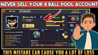 Never Se*l Your 8 Ball Pool Account - This Mistake Can Cause You A Lot Of Loss - [English Subtitles]