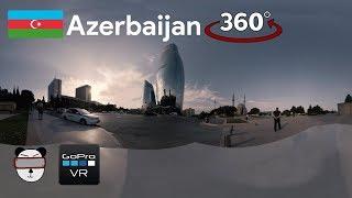  360° Flame Towers View | Baku, Azerbaijan  【GoPro VR Travel | 360 Video】