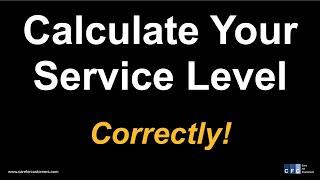 How to Calculate Your Weighted Average Service Level