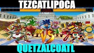 Guerra de los hermanos. Tezcatlipoca vz Quetzalcoatl.