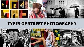 What are all the TYPES of Street Photography you can do?