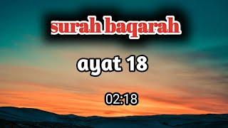 "Concealing Truth: Surah Al-Baqarah, Ayah 18"