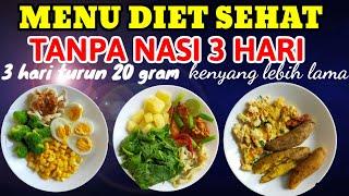 MENU DIET SEHAT TANPA NASI DAN MINYAK/menu diet tanpa nasi selama 3 hari