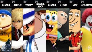 Jeffy vs Shulk vs Moon Walker vs Peter vs SpongeBob vs Sheen vs Quagmire vs Ronald McDonald